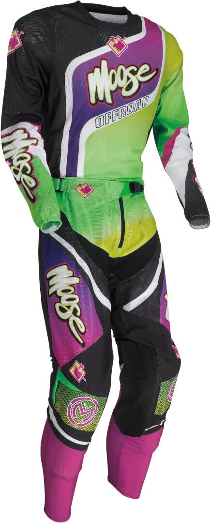Moose Racing Sahara 2022 Maillot de motocross Vert/Violet XXL Figure 2