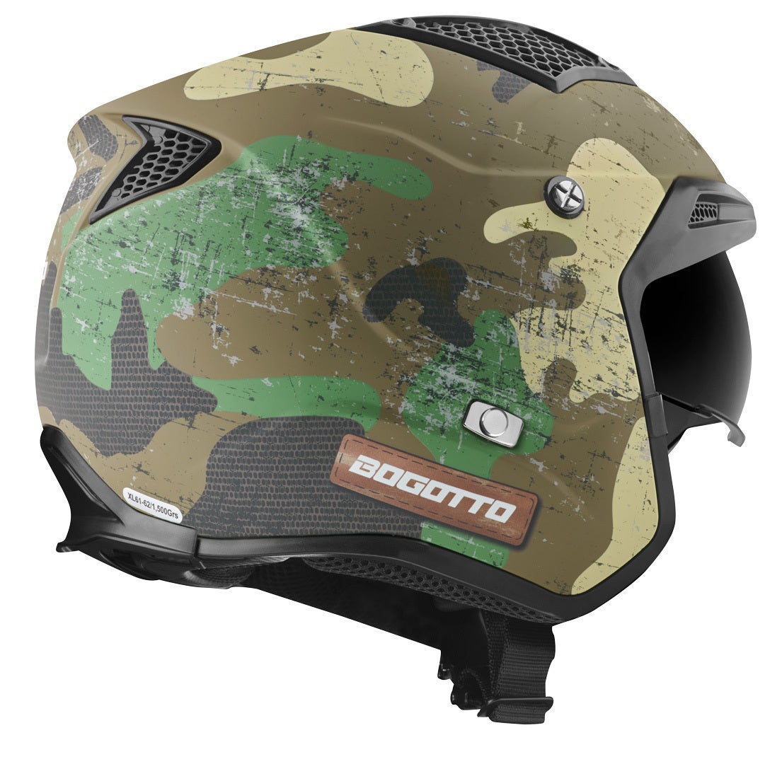 Bogotto Radic Camo Шлем Зелёный мат XL Рисунок 17