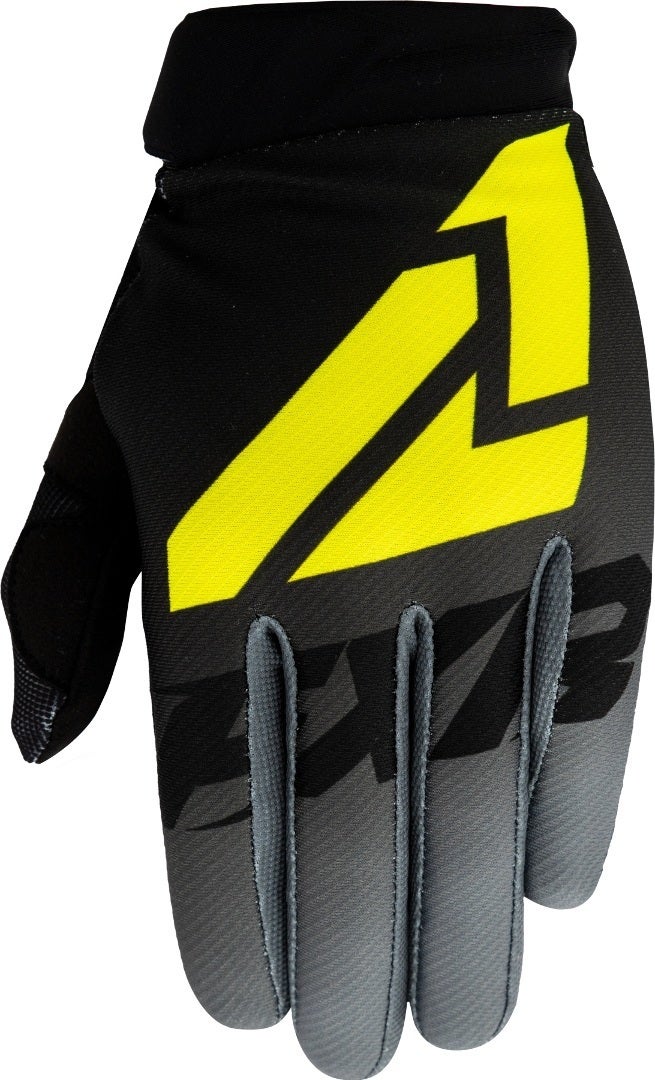 Fxr Men's Black/Grey/Yellow Clutch Strap Mx Gear Motocross Gloves