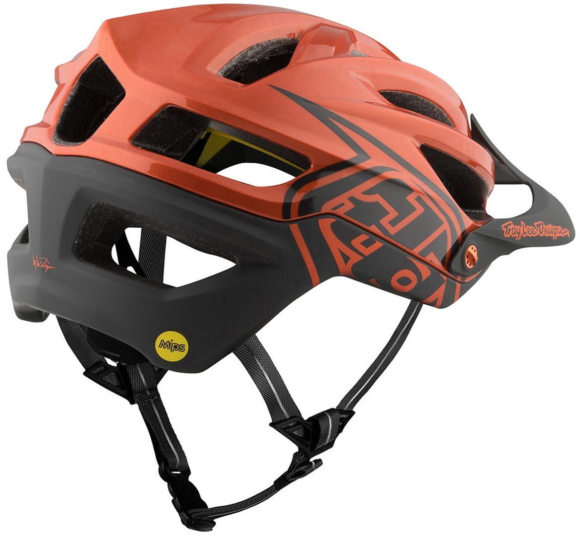 Troy Lee Designs A2 MIPS Decoy Casque Bycicle orange M/L Figure 2
