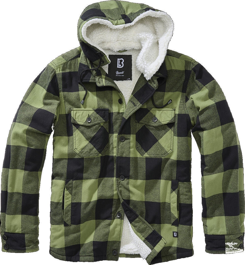 Brandit Lumber Giacca nero/verde XL Figura 1