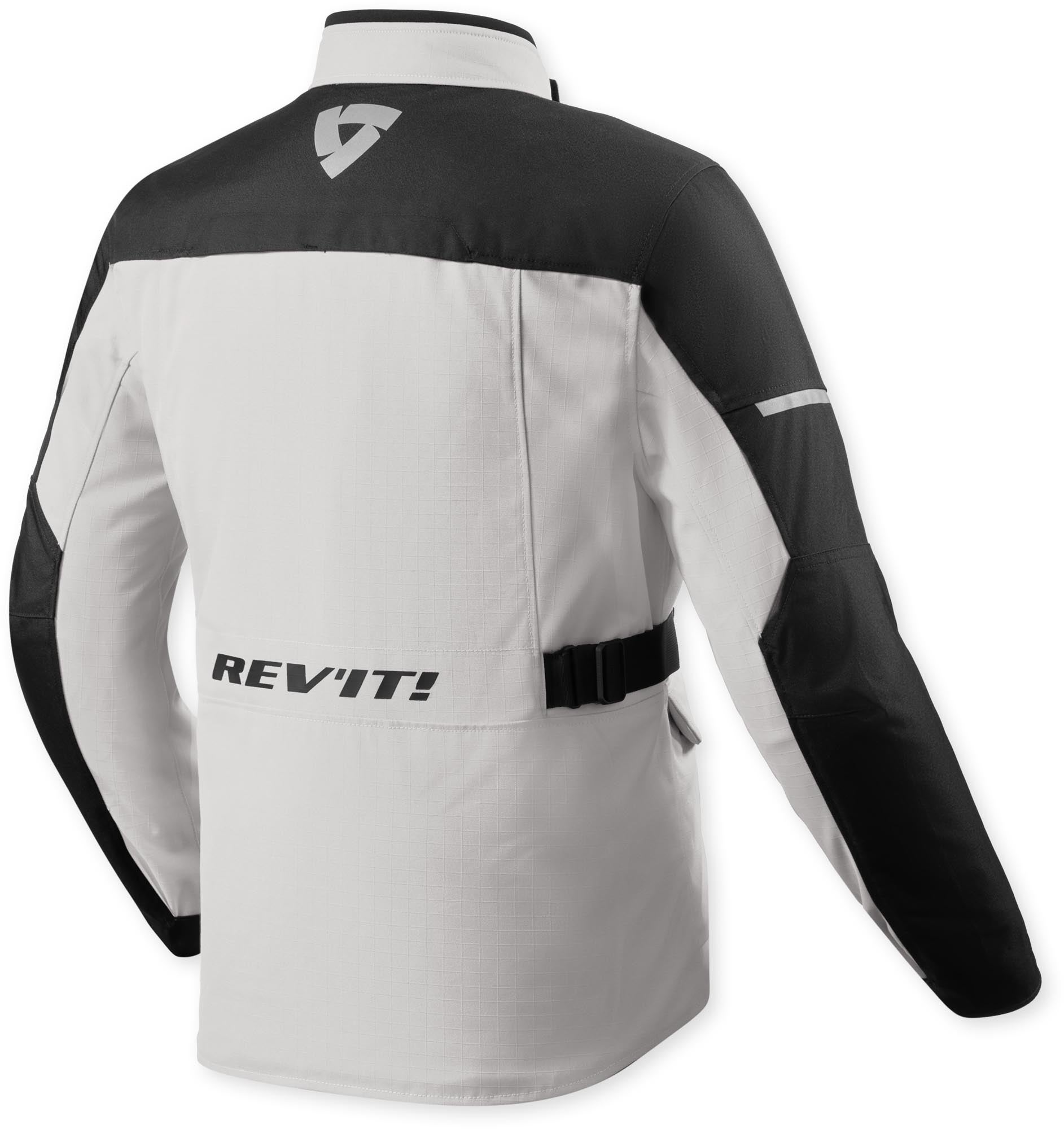 Revit Convergent H2O waterproof Motorcycle Textile Jacket silver/black 2XL Figure 2