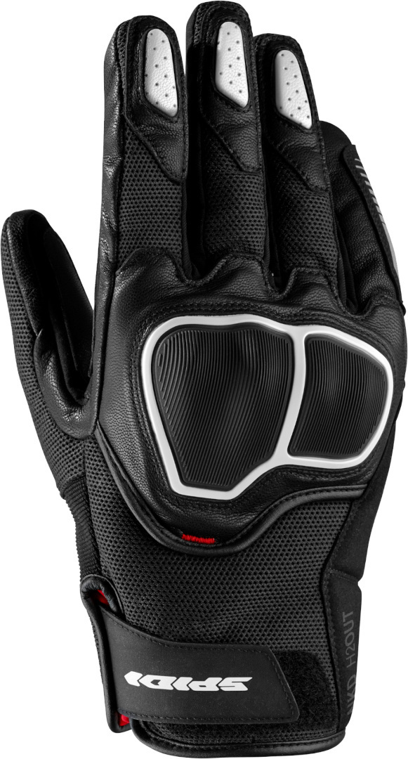 Spidi NKD H2OUT Motorcykel handsker Sort/hvid M Figur 1
