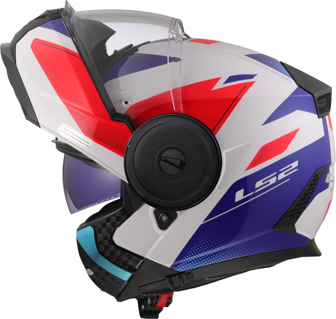 LS2 FF902 Scope II Duria Casque Blanc/Bleu/Rouge L (59/60) Figure 10
