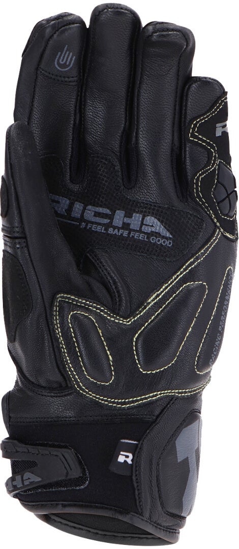 Richa Stealth perforerade motorcykelhandskar svart XL Figur 3