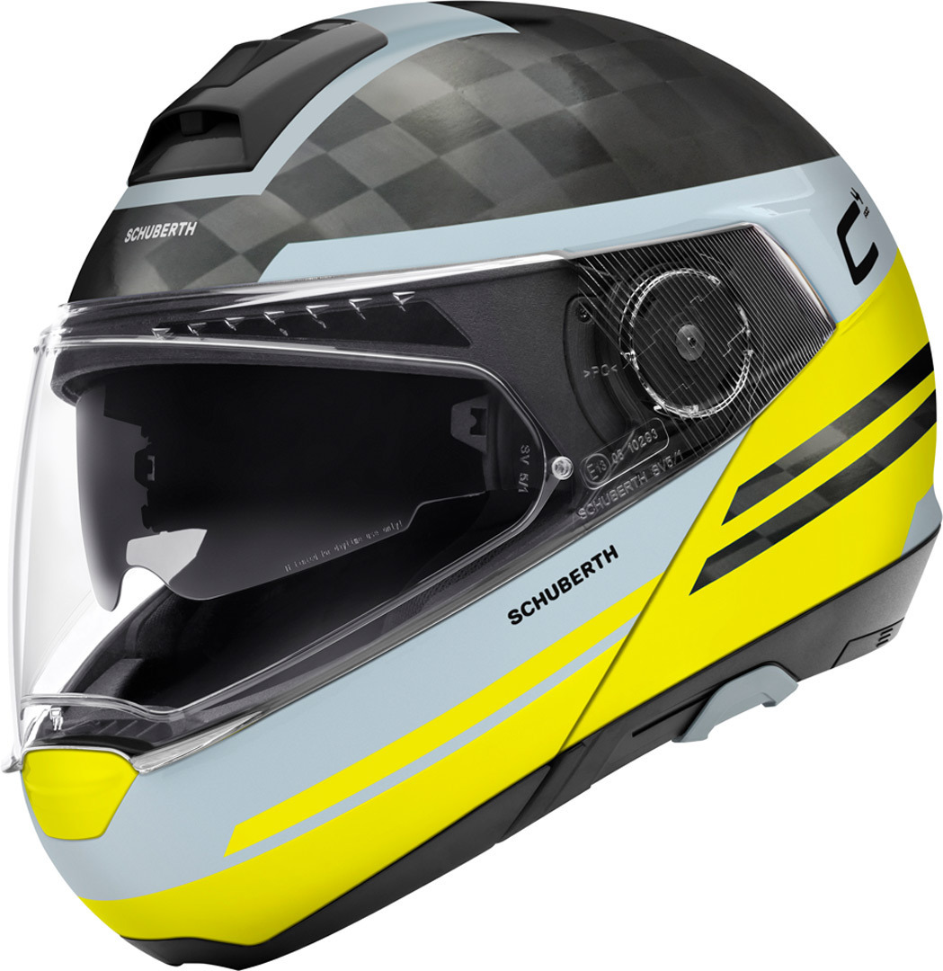 Schuberth C4 Pro Carbon Tempest Casco nero/giallo S (55) Figura 1
