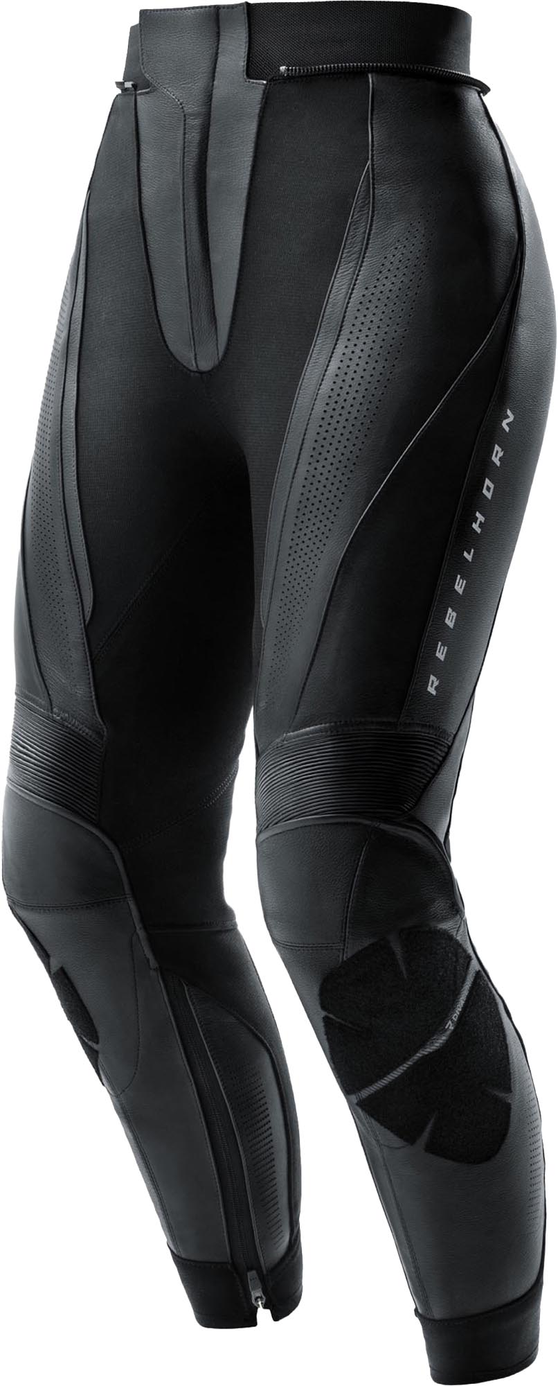 Rebelhorn Diva Ladies Motorcycle Leather Pants black Long 40 Figure 1