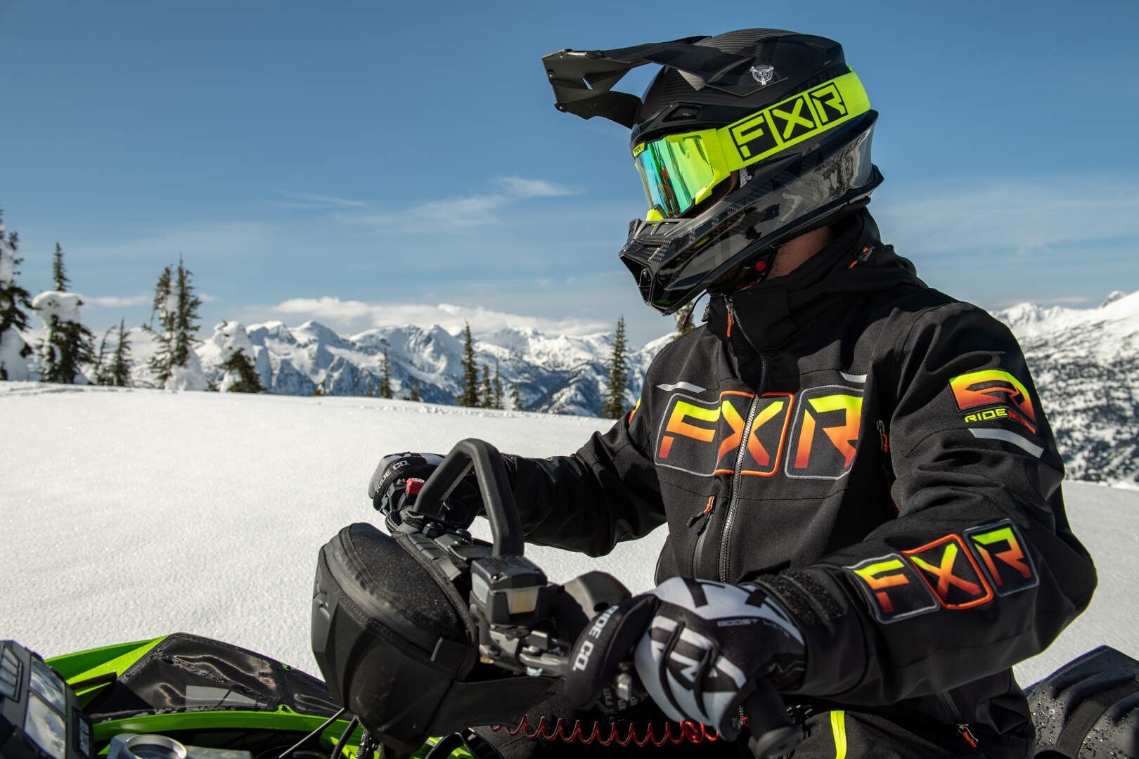 Side view of FXR Maverick 2-in-1 Snowmobile Jacket
