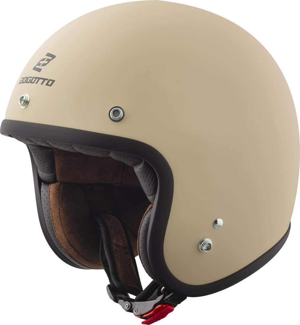 Bogotto H541 Solid Jet Helm Brown Matt M Figuur 1