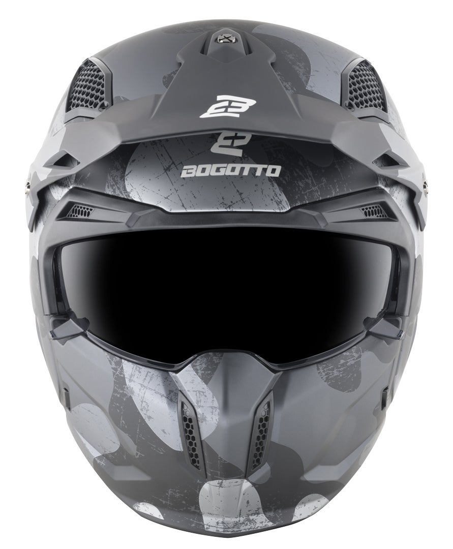 Bogotto Radic Camo 22.06 Casco nero opaco S Figura 22