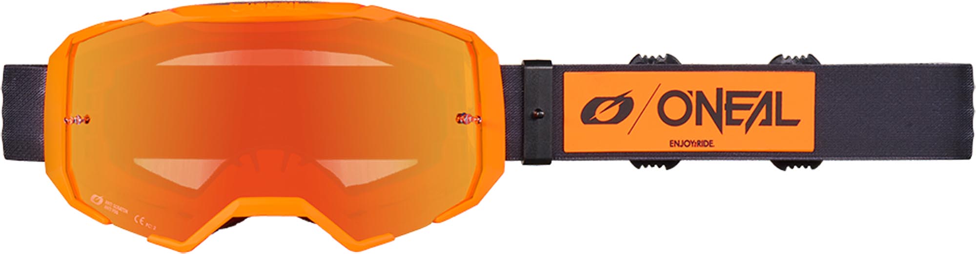Oneal B-22 Core Motokrosové brýle Černá/oranžová Obrázek 1