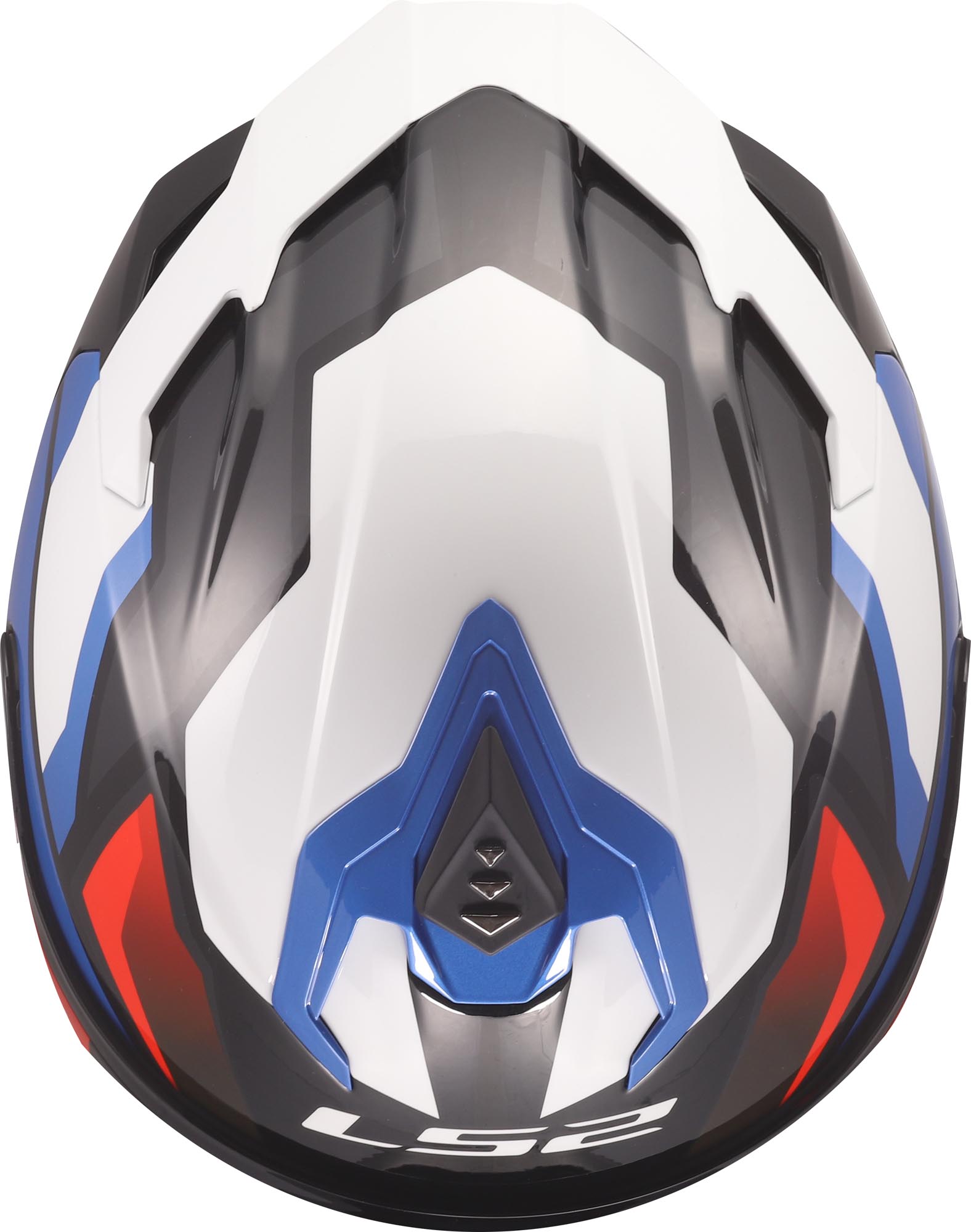 LS2 FF817 Challenger II Viper Casco blanco/azul/rojo XXS (51/52) Figura 10