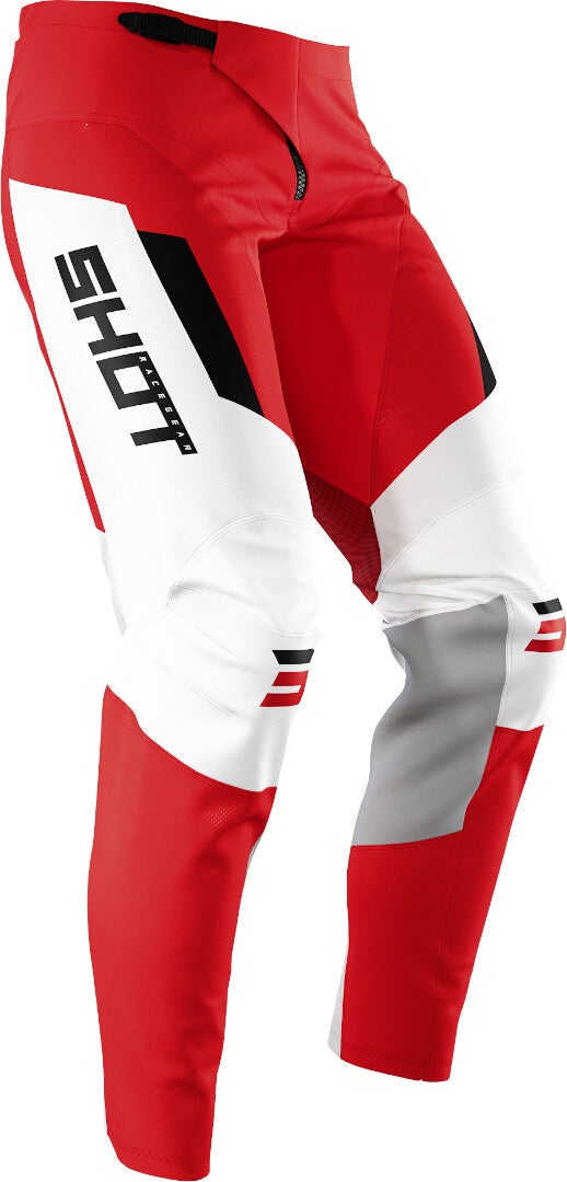 Shot Contact Chase Motorcross broek rood/wit 32 Figuur 2