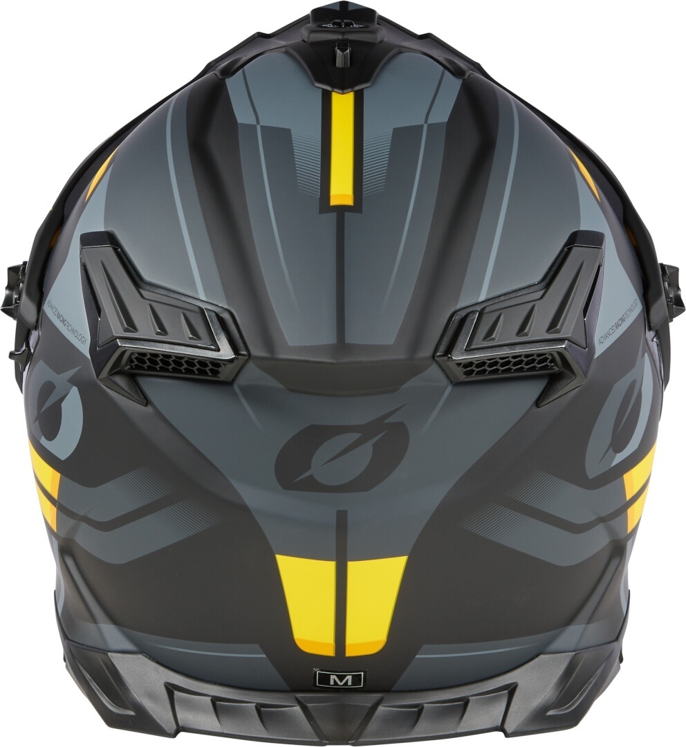 Oneal A-SRS Spike Cască de motocross Negru mat/gri/galben L Figura 3
