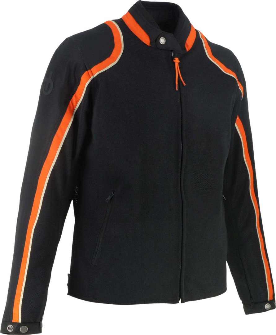 Helstons Phoenix Mesh Motorcycle Textile Jacket black/orange 4XL Figure 3