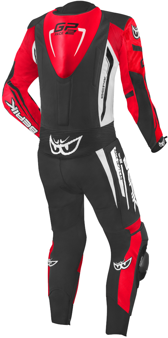 Berik Monza One Piece Motorcycle Leather Suit black/red/white 52 Figure 2
