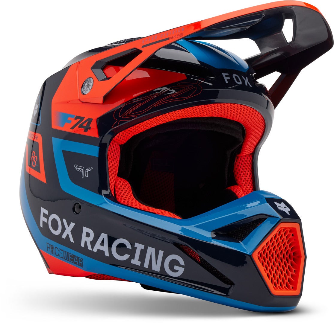 FOX V1 Race Spec MIPS Casco da motocross blu XXL (63/64) Figura 1