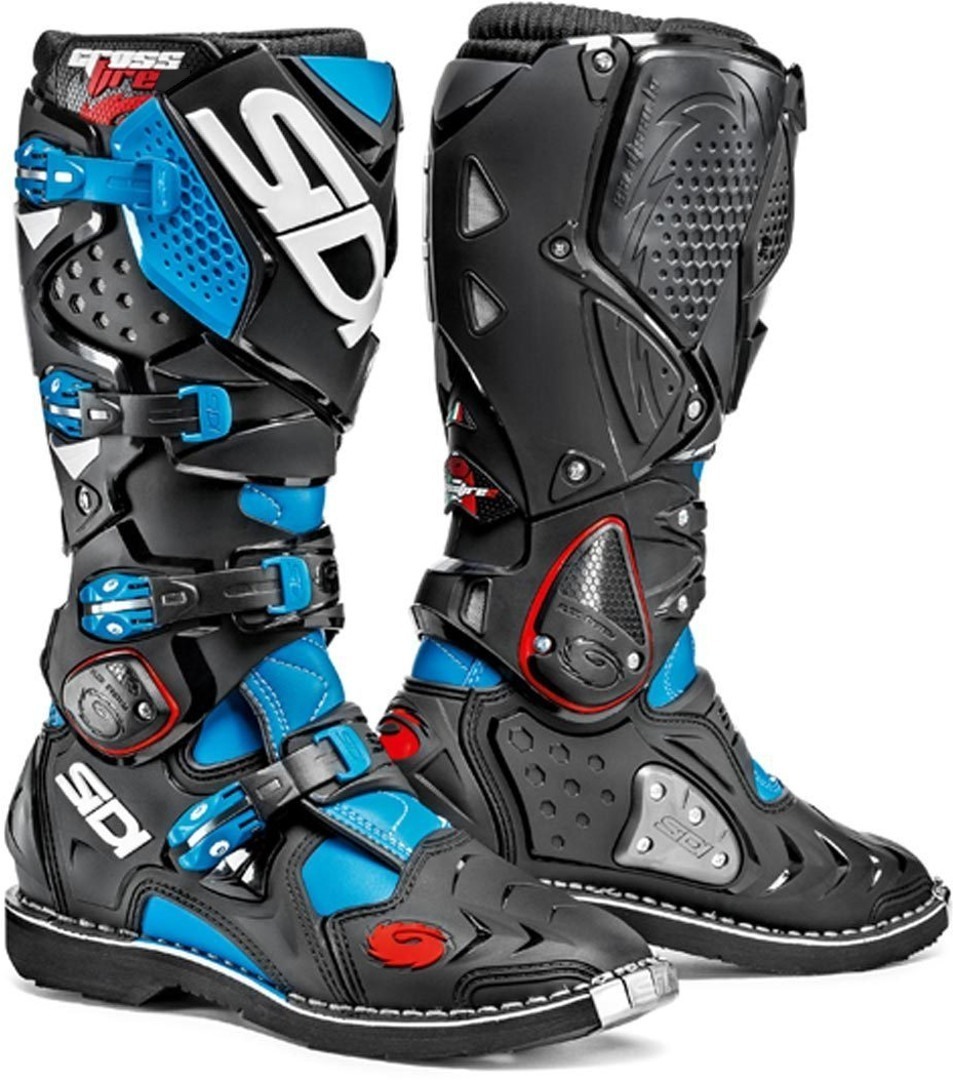 Sidi Crossfire 2 Motocross Støvler blå/rød/sort 48 Figur 1