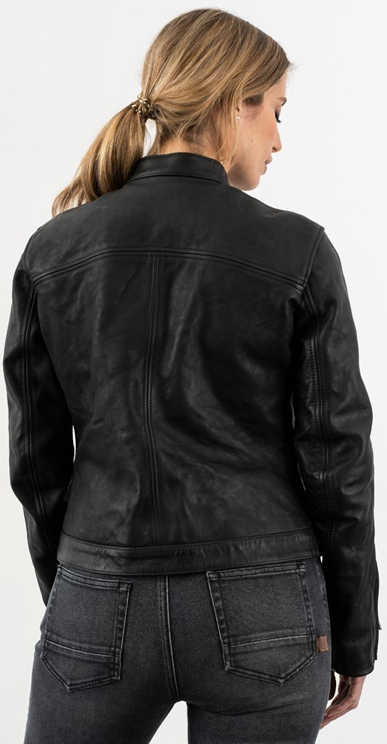 Rokker Ginger Ladies Motorcycle Leather Jacket M Figure 2