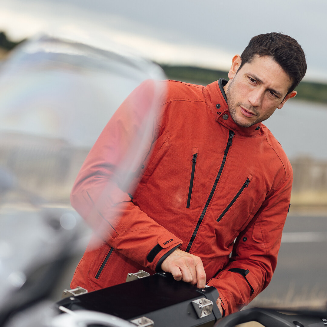 Merlin Exile D3O Explorer Veste textile de moto Ocre L Figure 4