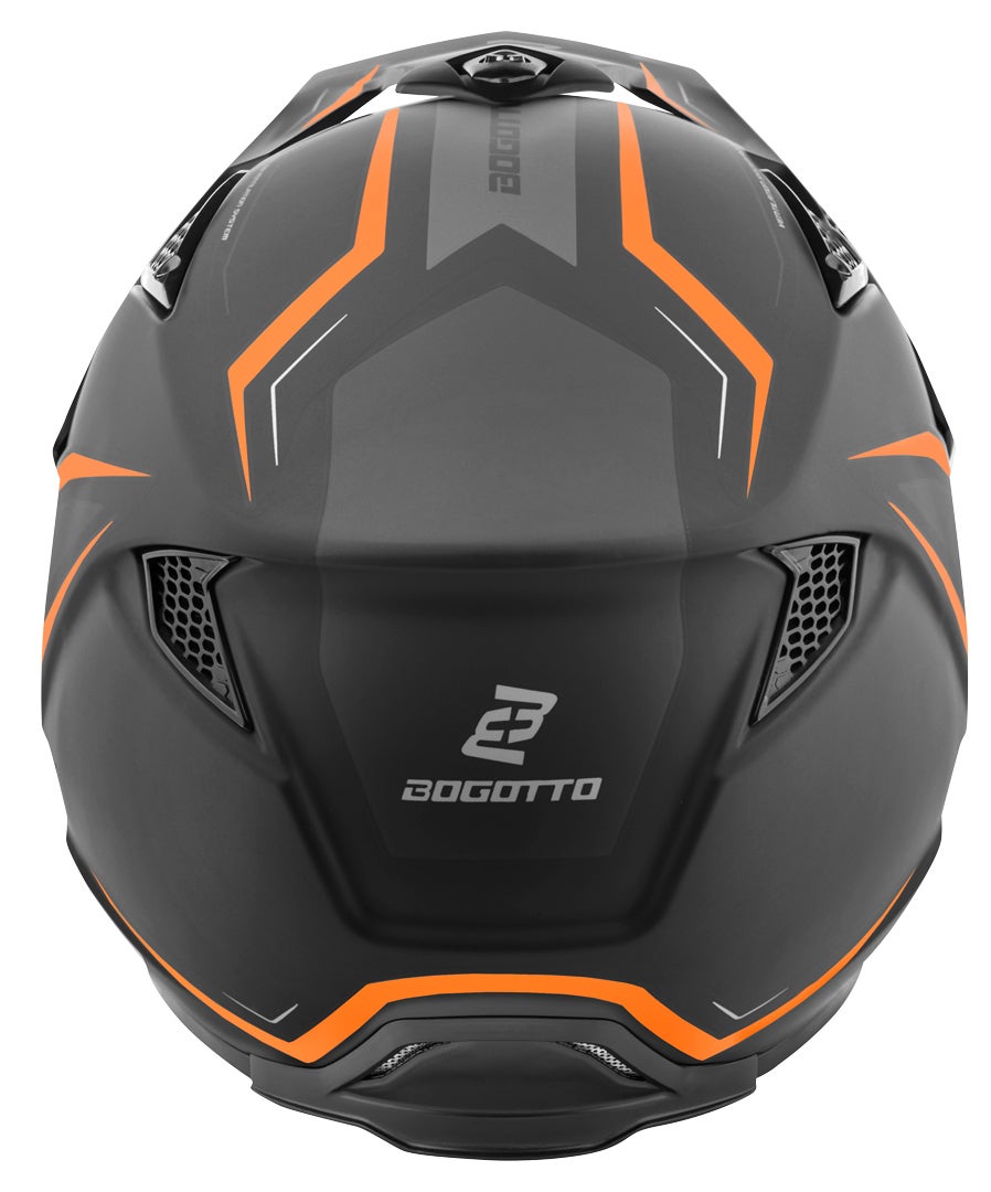 Bogotto Radic WN-ST Hjelm orange/sort M Figur 12