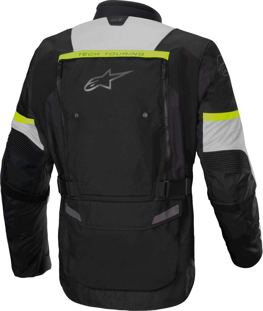 Alpinestars Bogota Pro Drystar® Jachetă textilă impermeabilă pentru motociclete negru/gri/galben S Figura 2