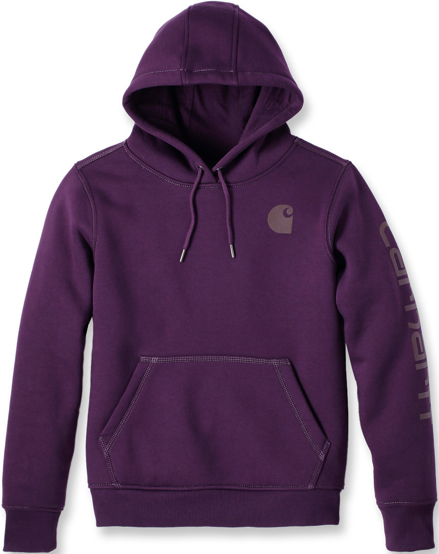 Carhartt Clarksburg Logo Hoodie för damer mörkviolett XL Figur 1