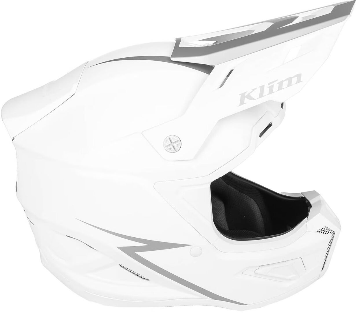 Klim T1 Freeride Casque de motoneige Blanc mat S (55/56) Figure 6