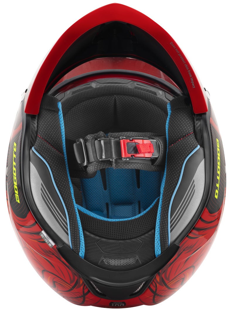 Bogotto Radic Bestia 22.06 Casco rosso/nero/giallo S Figura 16