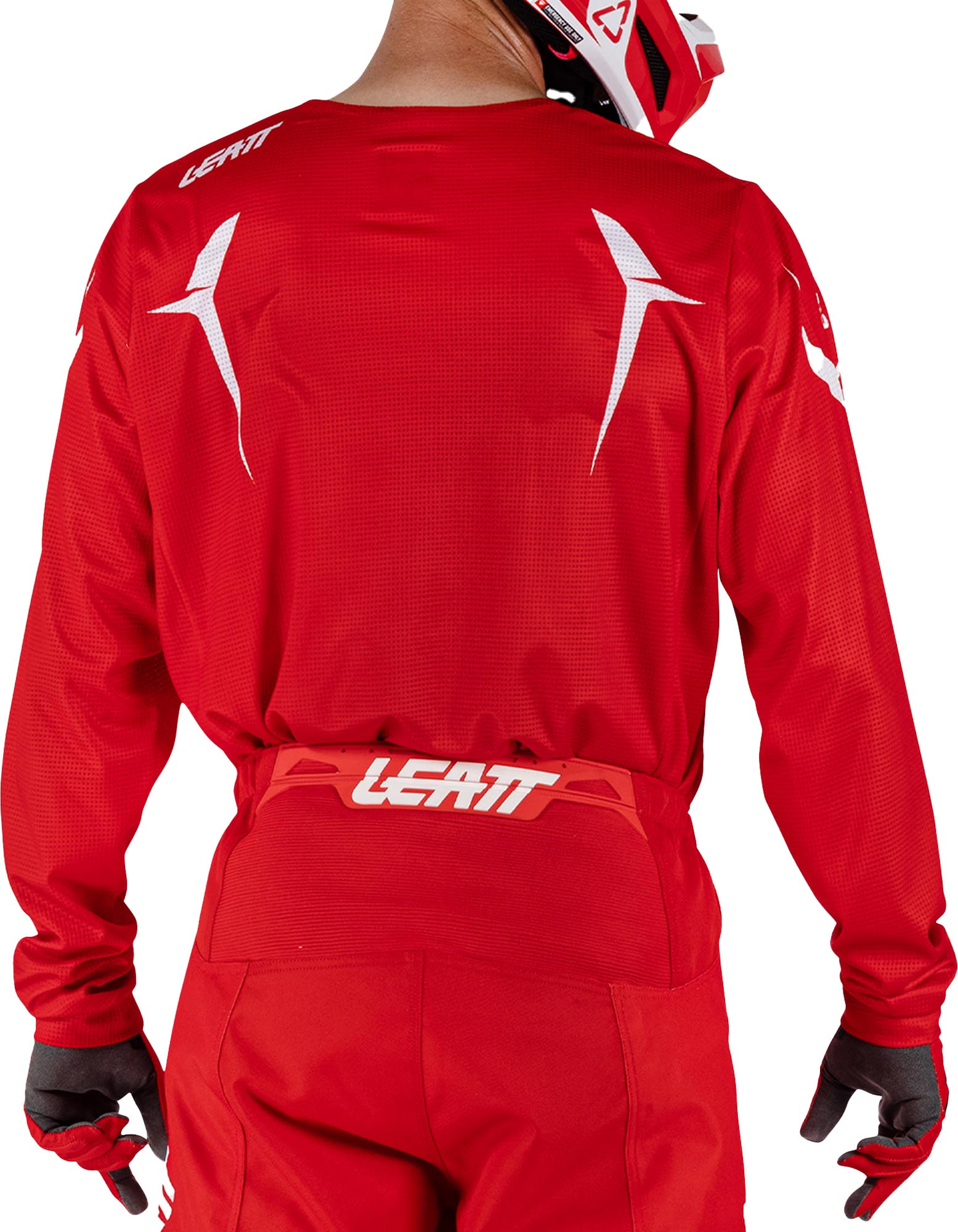 Leatt Moto 3.5 Motocrosstrøje rød/hvid M Figur 6