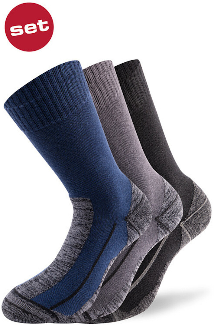 Lenz Performance Multisport Șosete Negru/Gri/Albastru 39-42 Figura 1