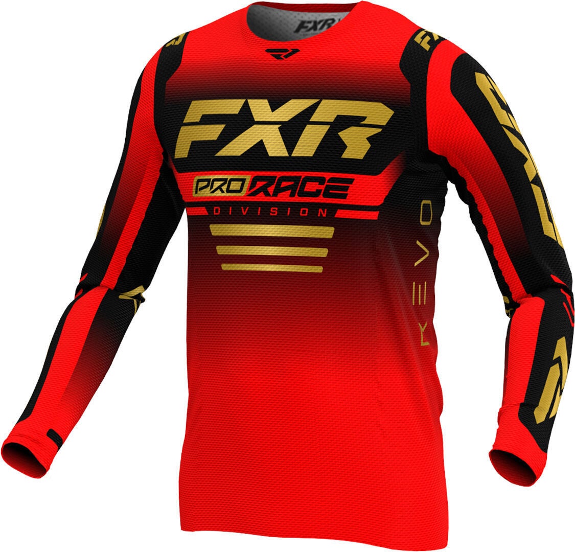 FXR Revo 2024 Motocross trøje sort/rød L Figur 1