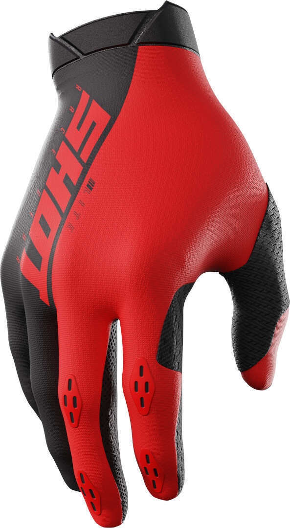 Shot Lite Motocross Handschuhe schwarz/rot 12 Abbildung 1