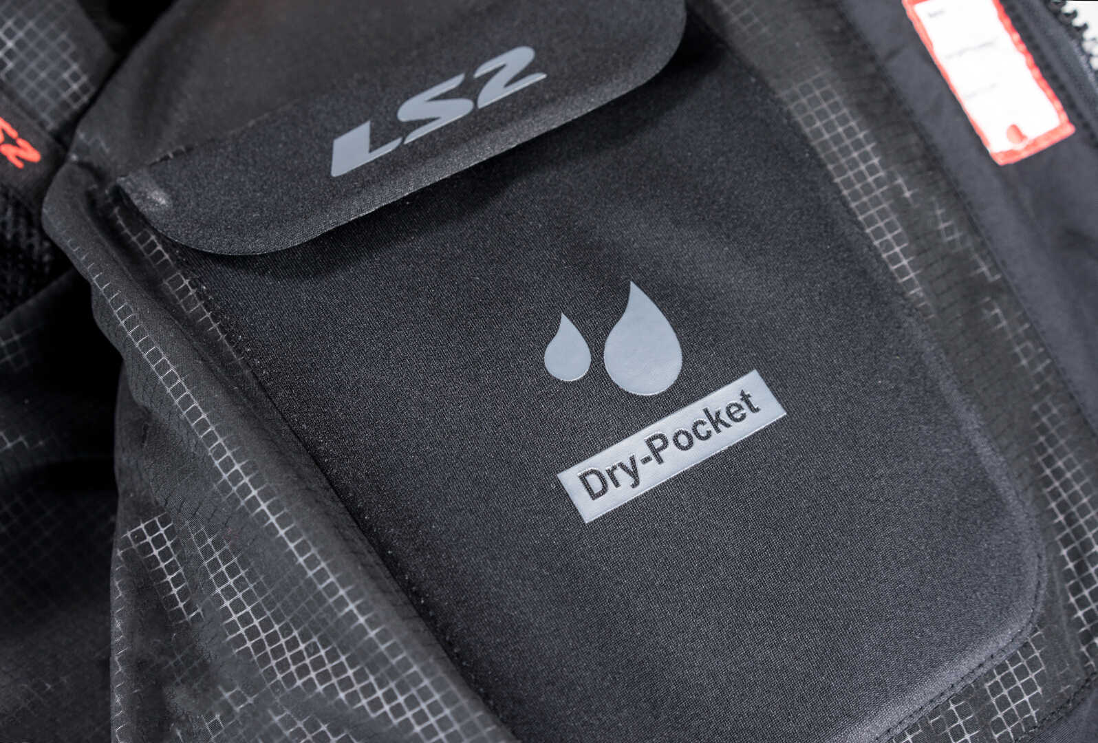 LS2 Bullet waterproof Motorcycle Textile Jacket black L Figure 12