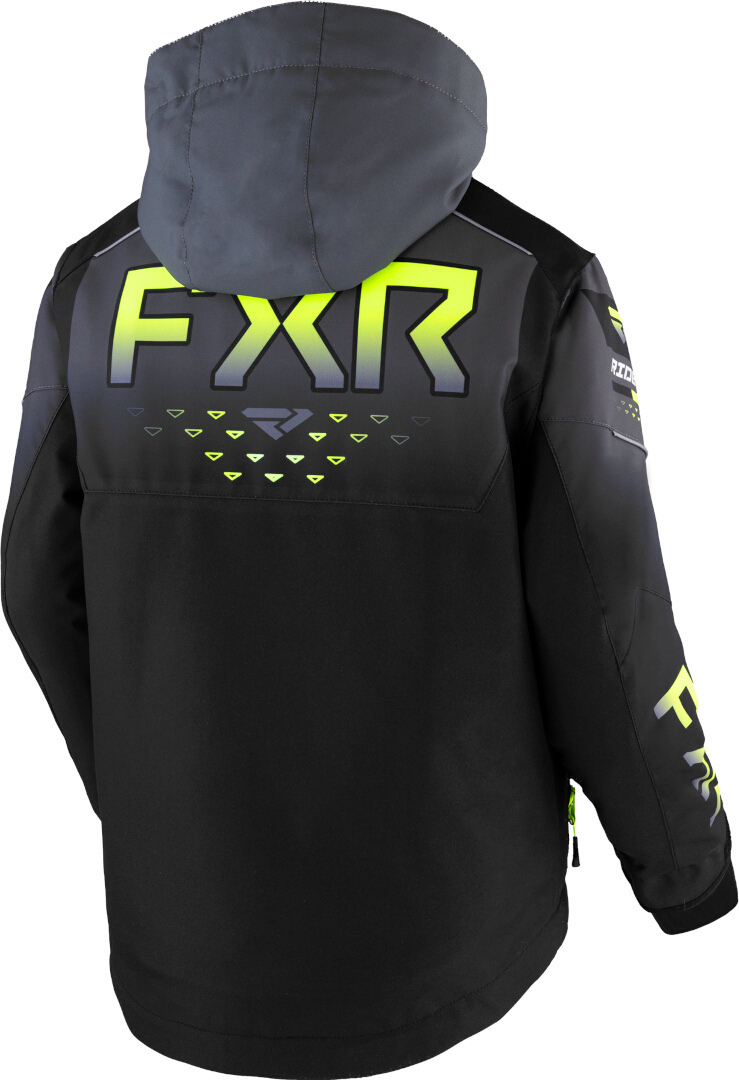 FXR Helium 2023 Jachetă pentru snowmobile pentru tineret negru/gri/galben 14 Figura 2