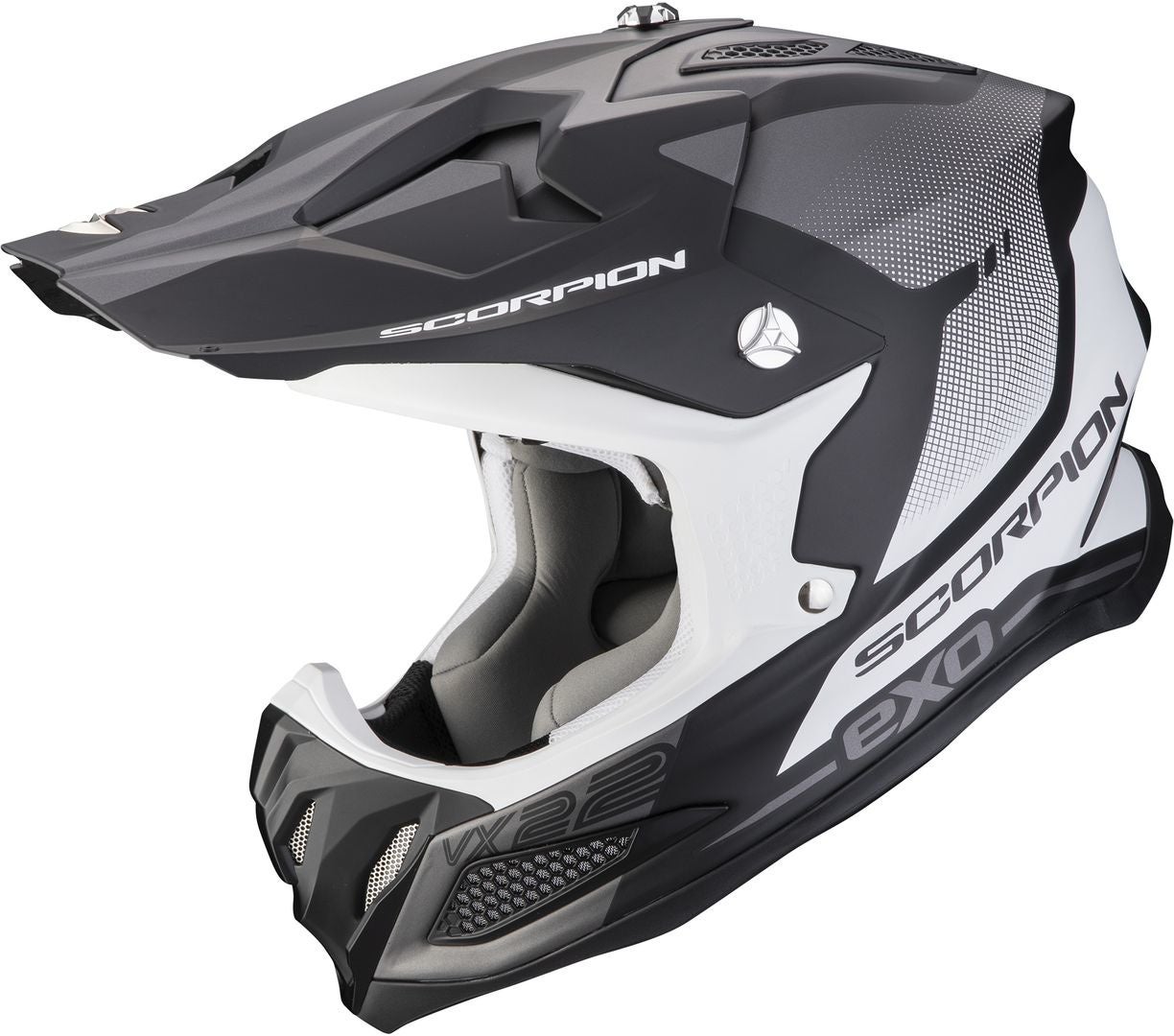 Scorpion VX-22 Air Attis Motocross hjelm sort mat/grå M (57/58) Figur 1
