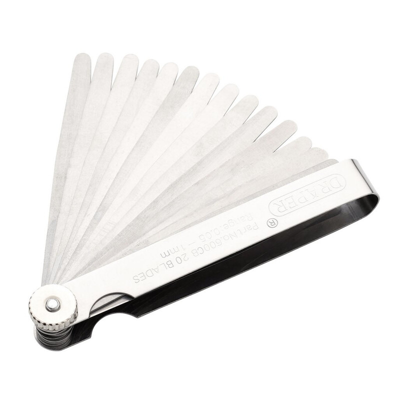 Draper Set de calibrare metrică cu 20 de lame Figura 2