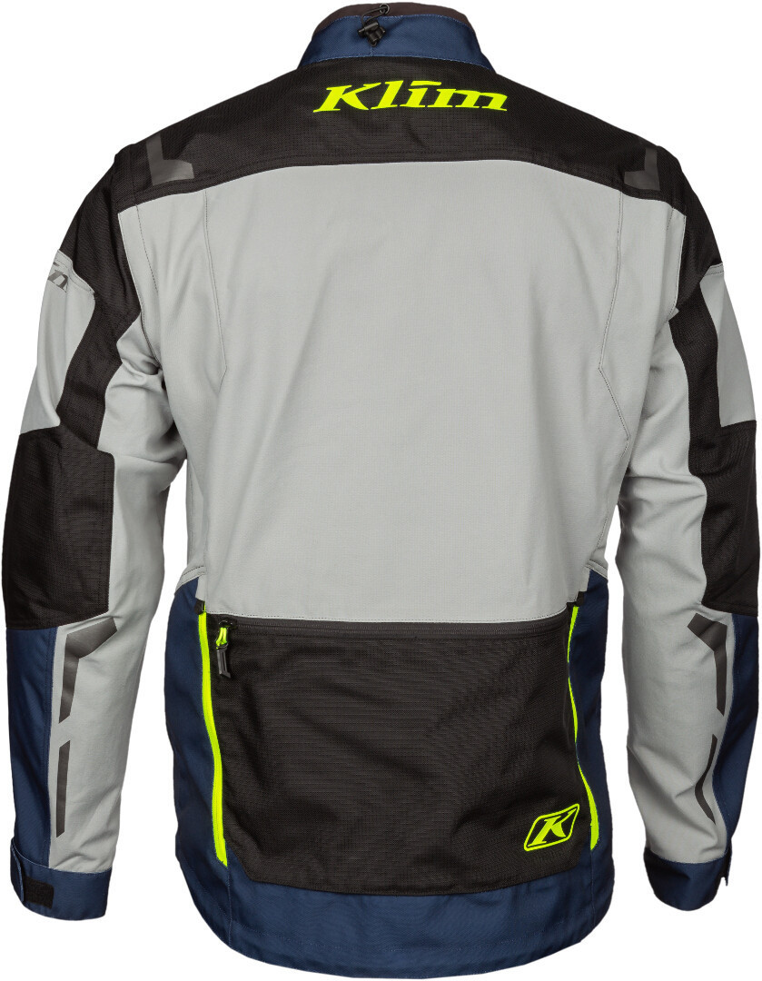Klim Dakar Motorcycle Textile Jacket blue/white/yellow L Figure 4