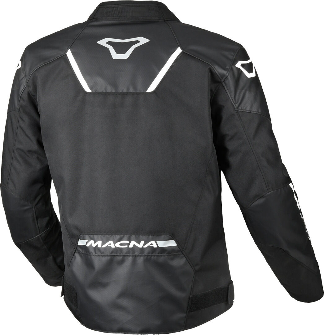 Macna Tazar 2.0 waterproof Motorcycle Textile Jacket black/white S Figure 2