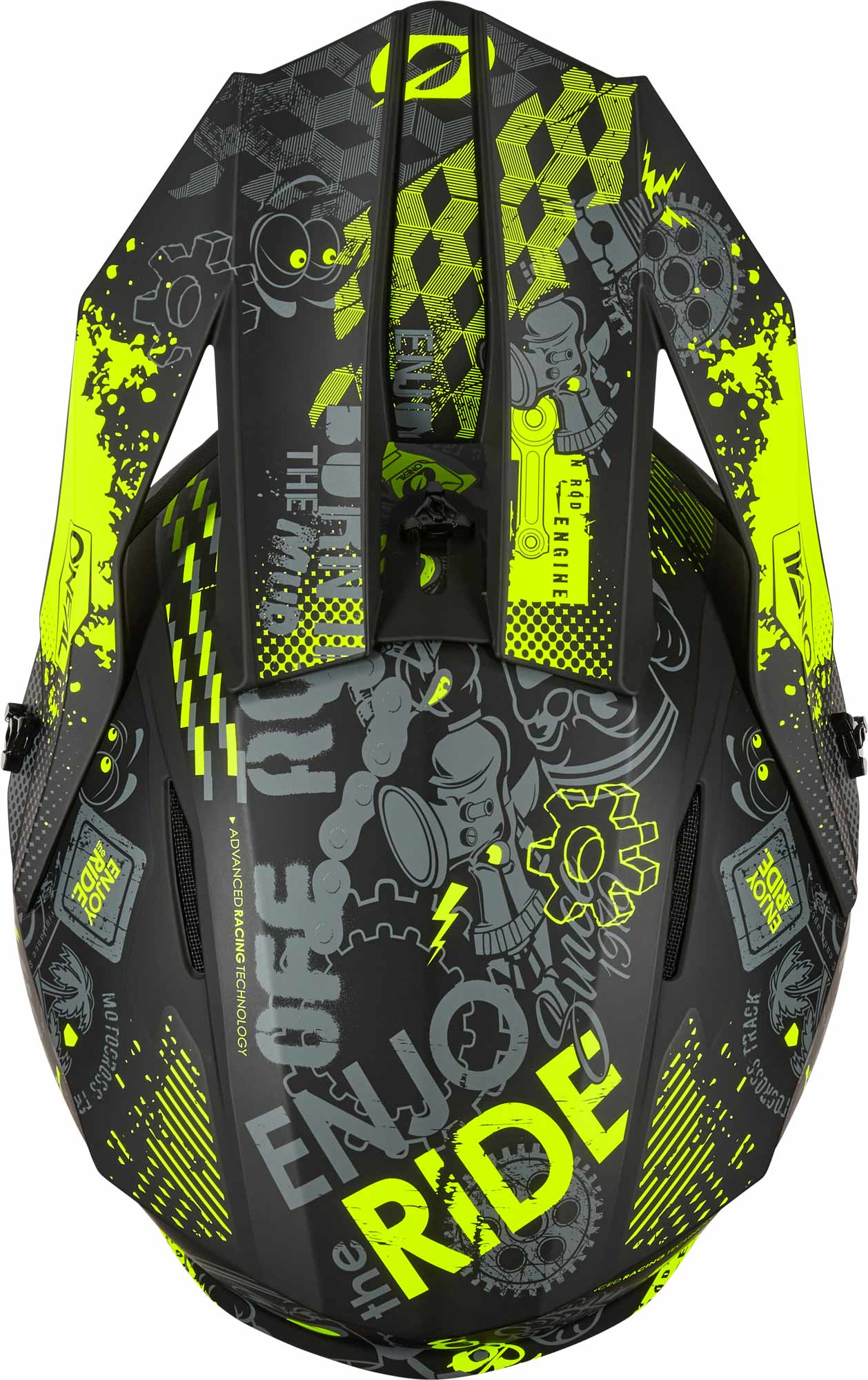 Side view of Oneal 1SRS VIBRANT Motocross Helmet