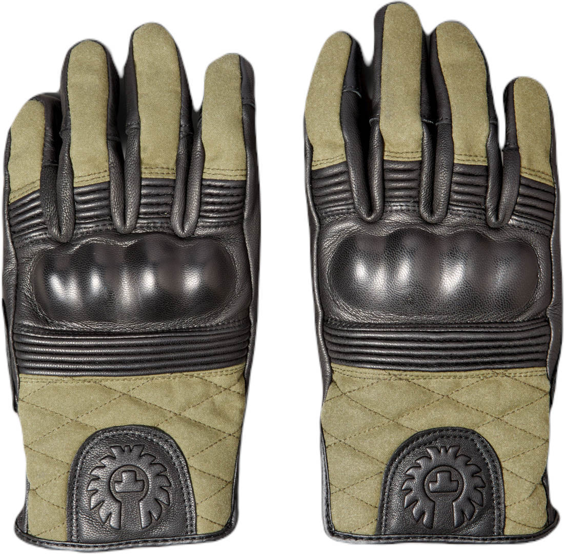 Belstaff Hampstead Gants de moto noir/vert S Figure 1