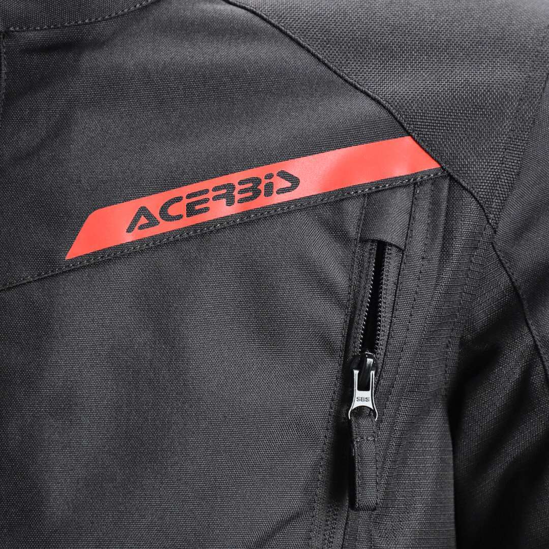 Acerbis X-Street Motorcycle Textile Jacket black/red XXL Figure 5