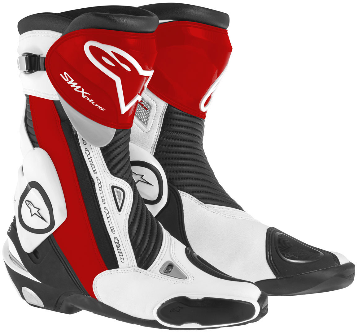 Alpinestars S-MX Plus Motorcycle Boots 2015 black/red/white 48 Figure 1