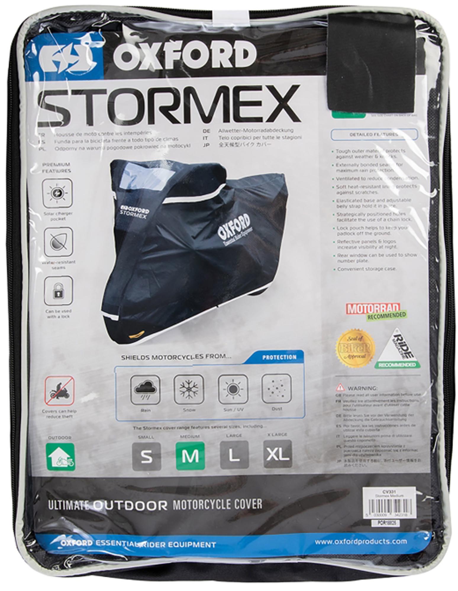 Oxford Protex Stretch-Fit Outdoor Premium Motorrad Abdeckplane M Abbildung 10