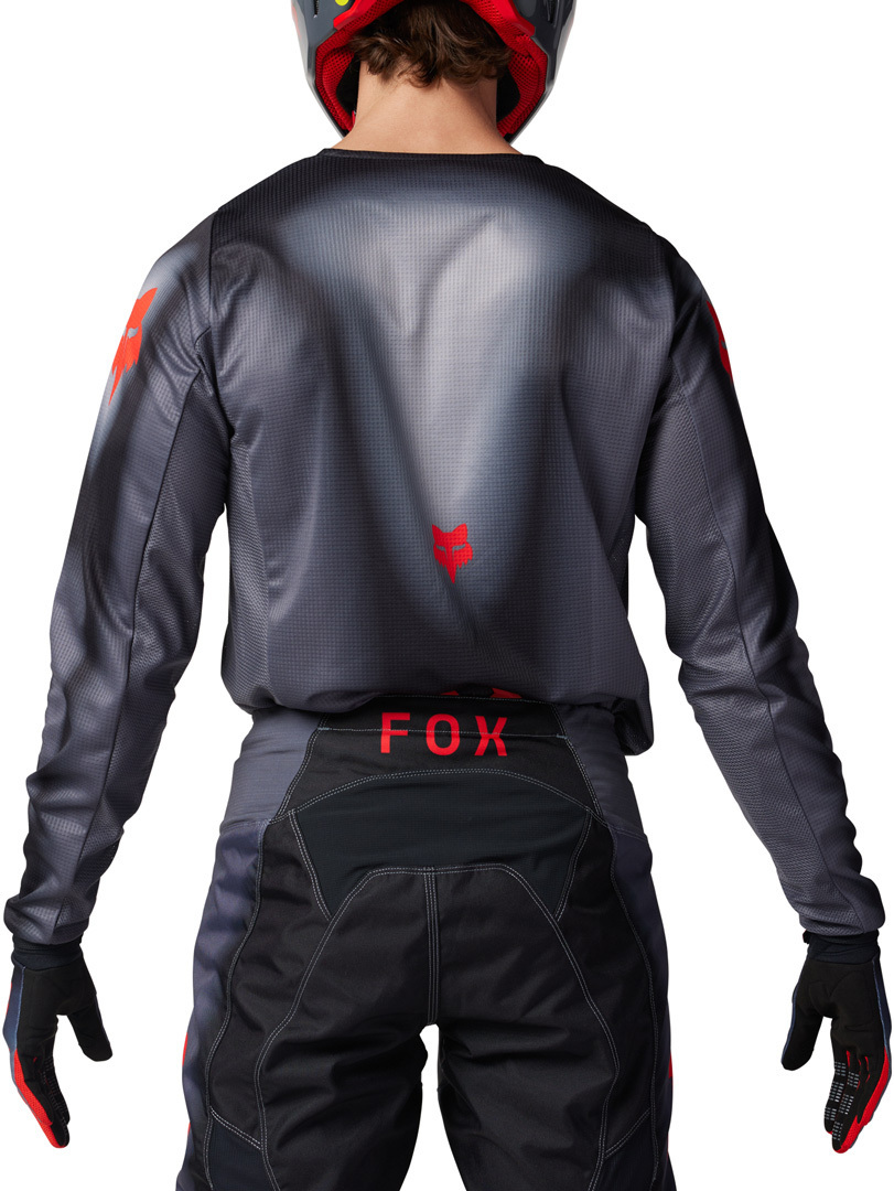 FOX 180 Interfere Motocross trøje grå/rød L Figur 5