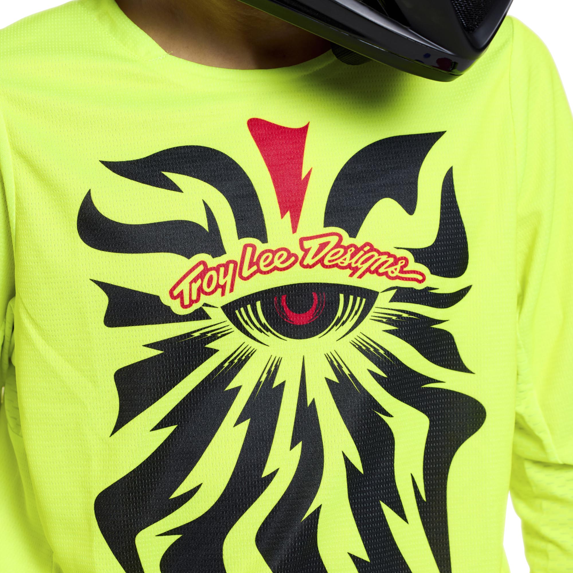 Troy Lee Designs GP Pro Cyclops Jugend Motocross Jersey neon-gelb L Abbildung 7