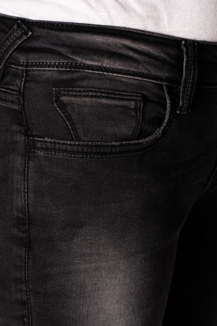 Rokker The Donna Black Damer Motorcykel Jeans 27 L34 Figur 7