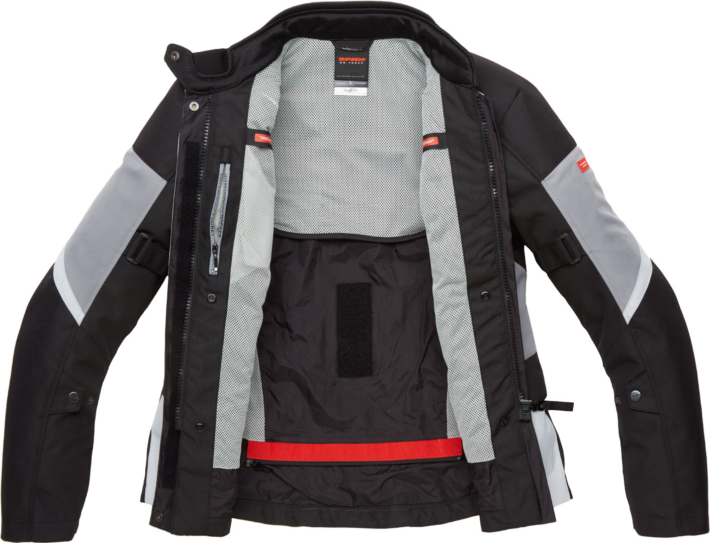 Spidi Traveler 2 Damen Motorrad Textiljacke schwarz/grau S Abbildung 4