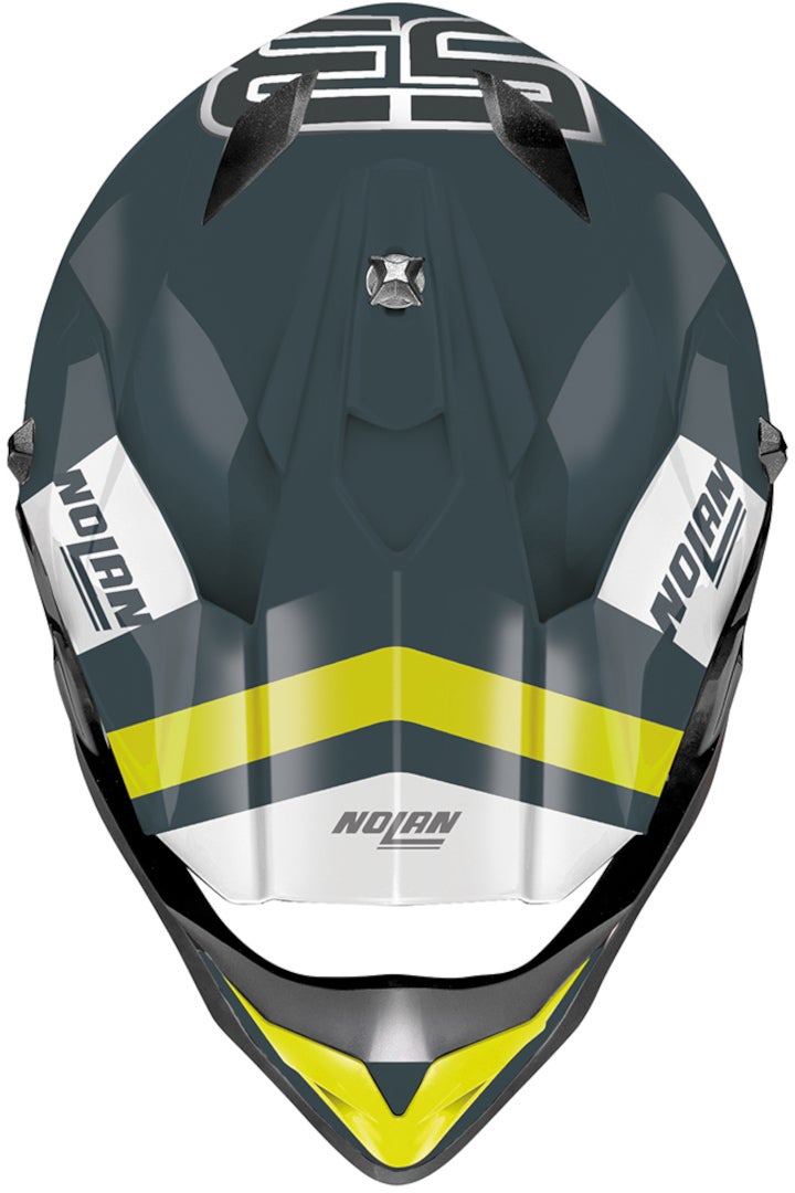 Nolan N53 Spakler Capacete de Motocross cinza/amarelo M (58) Figura 2