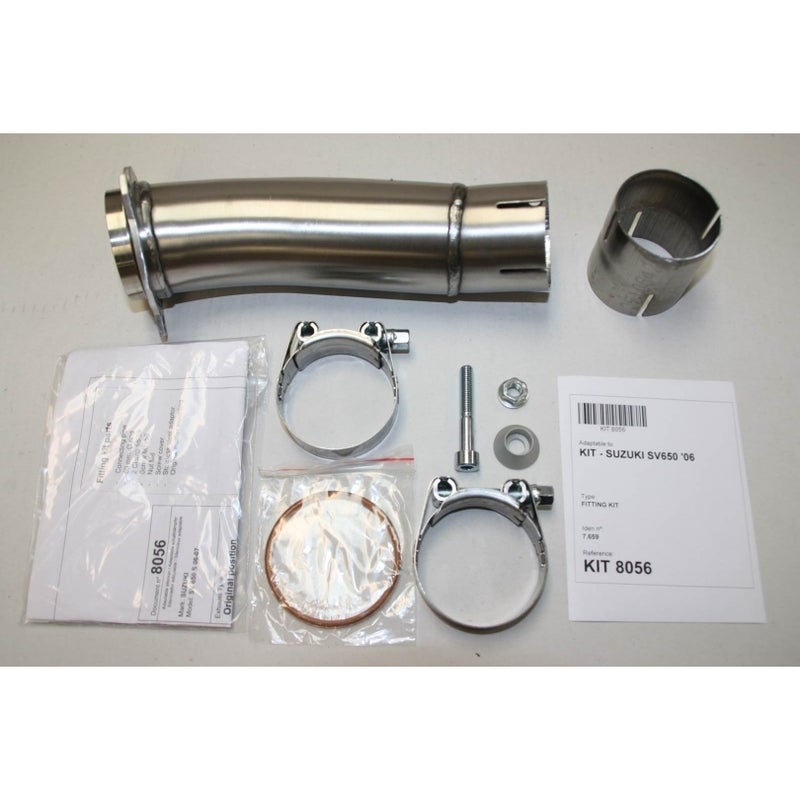 IXIL Hexoval Xtrem Silenciador Aço Inox / Alumínio Preto - Suzuki SV650S - OS8056VSE Figura 4